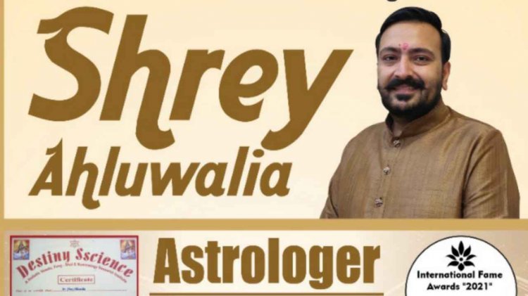Shrey Ahluwalia the young, passionate & fascinating Astrologer doesn't need any introduction these days with more than 6 International Articles published on Vedic Astrology and Tarot Card Reading