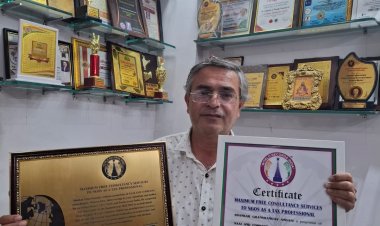CA Shankar Ghanshamdas Andani Sets a International Record Recognized by World Records India