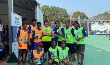 Dr. Cheryl Runs for ‘Hope’; 76 Year- Old UK Woman Shines at Federal Bank Kochi Marathon