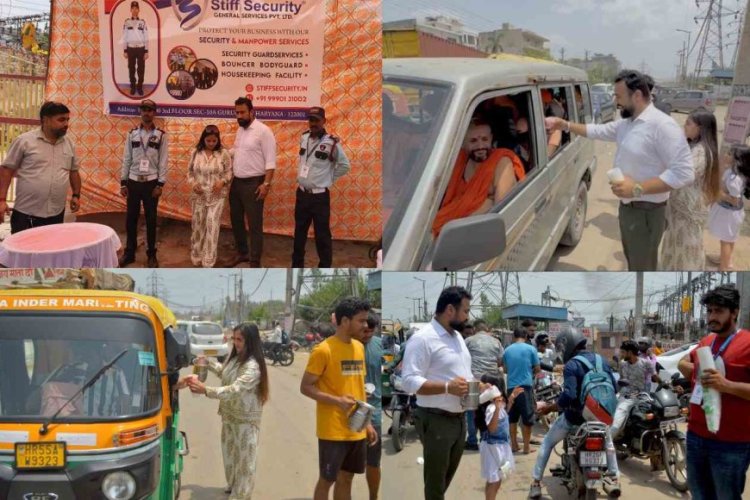 Stiff Security General Services Private Limited's Noble Chilled Rooh Afza Milk Sharbat Service Touches 10,000 Lives