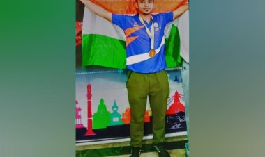 Assam's Iqbal Hussain the Legendary Hall of Fame International Sportsmen of India won Gold  at"South Asian Games 2025"