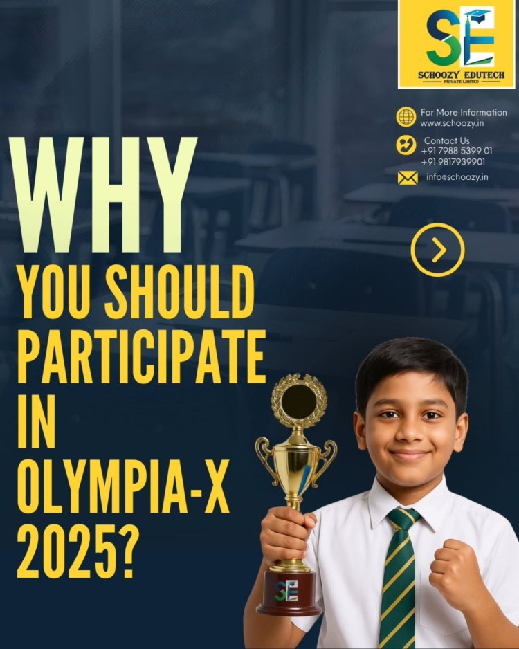 Schoozy Edutech Launches Olympia-X 2025, Revolutionizing Competitive Learning Across India