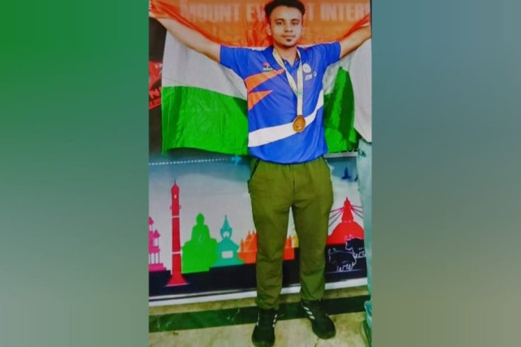 Assam's Iqbal Hussain the Legendary Hall of Fame International Sportsmen of India won Gold  at"South Asian Games 2025"