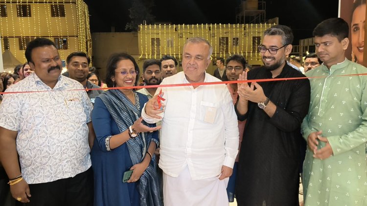 Ramalinga Reddy and Gopinath Reddy Inaugurate 10th Year Durga Puja Celebration by Sukriti Cultural Association at Sarjapura