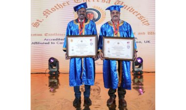 L&T VP Kumarasen and Sub-Inspector Sabarinathan Receive International Honorary Doctorates via Indian Media Works Initiative