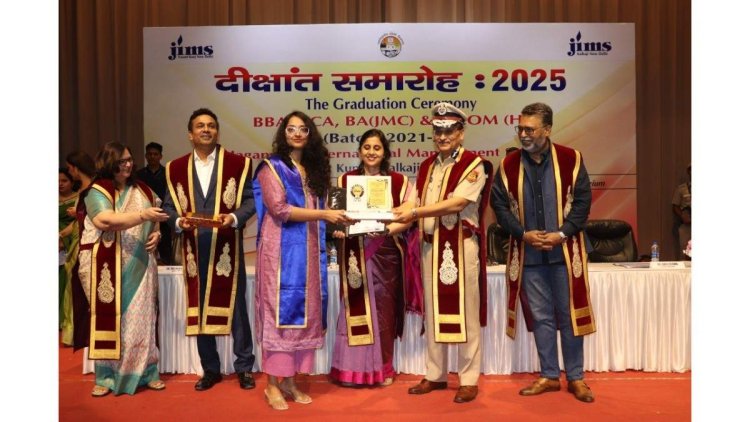 JIMS Kalkaji Marks the Graduation of BBA & B.Com (H) Class of 2024 with a Grand Ceremony