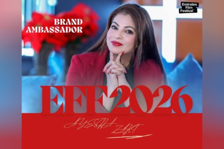 Ayesha Zaki Appointed Brand Ambassador for Emirates Film Festival 2026