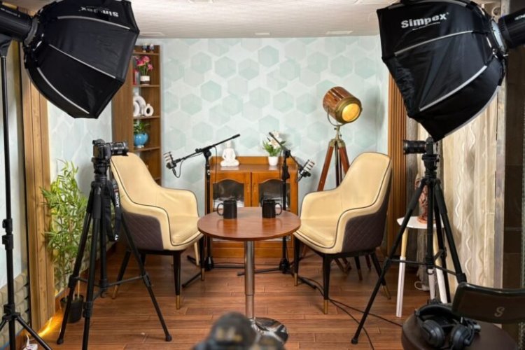 Stop Searching for Studios: Book Your Professional Podcast Shoot at RV Rising Studio Today